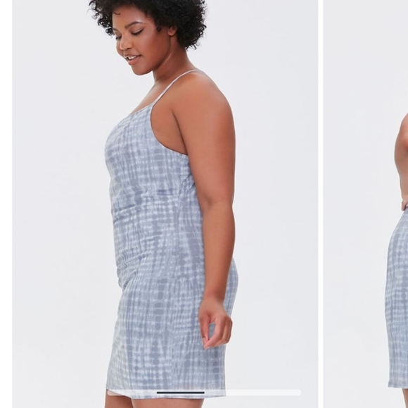 DONATED NWT Forever 21+ tie-dye mini dress - Picture 4 of 4